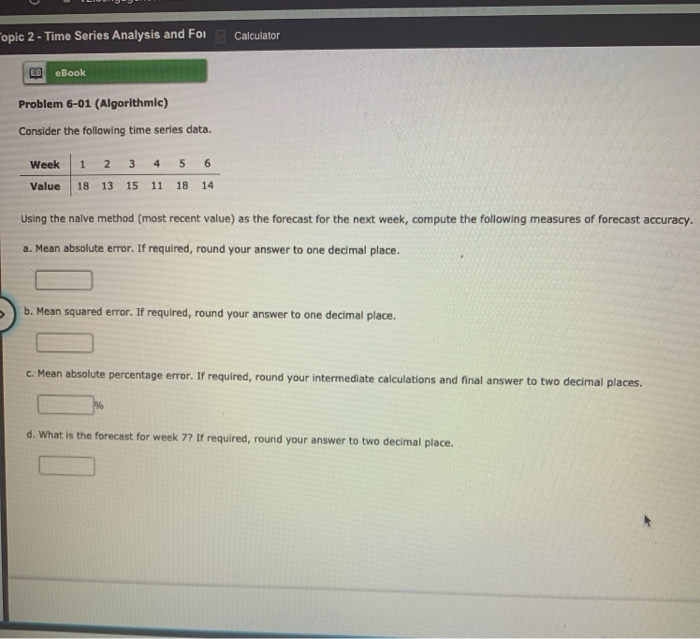 Copic 2 - Time Series Analysis and For Calculator