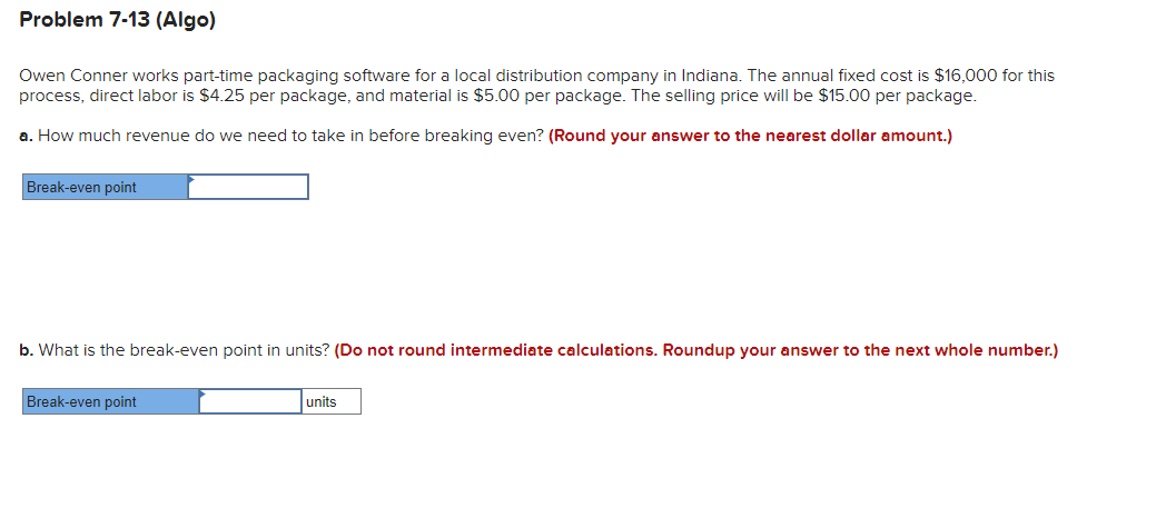 Owen Conner works part-time packaging software