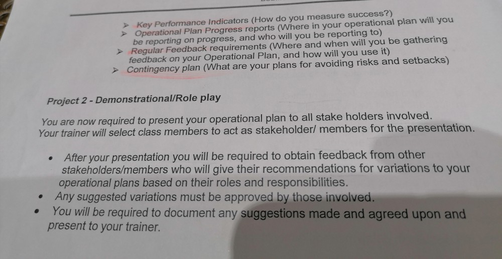 Project Project 1 You are the new General Manager