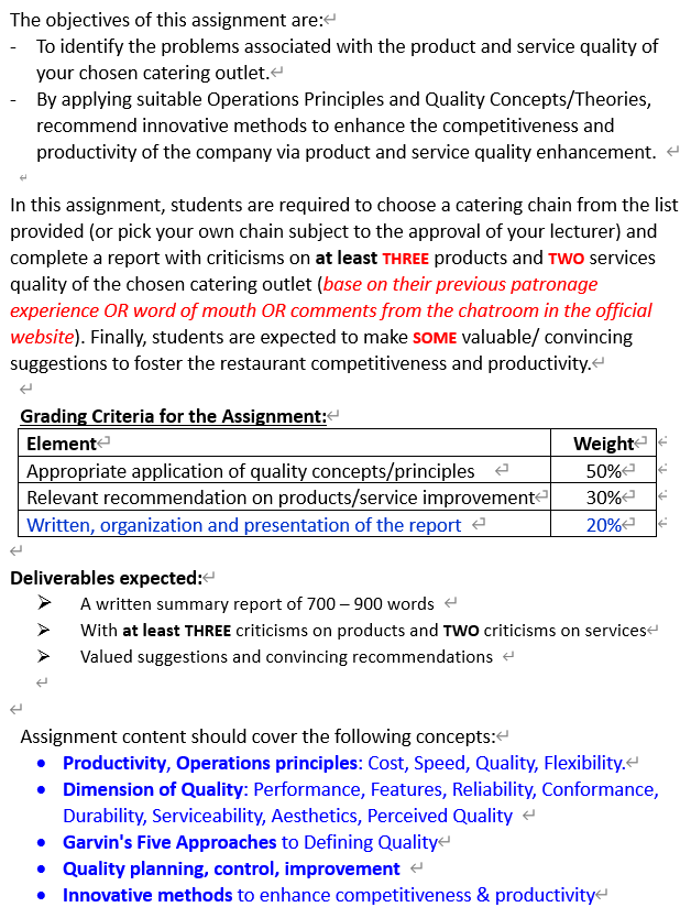 The objectives of this assignment are: - To
