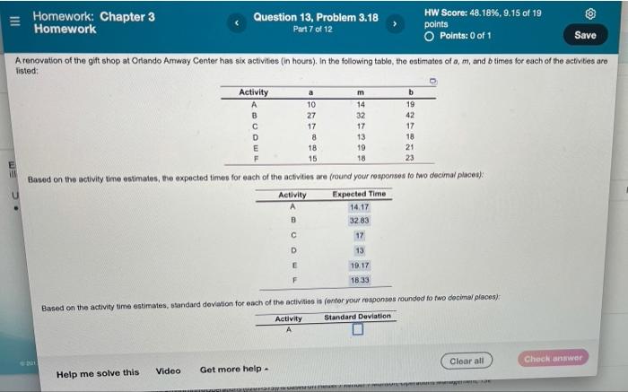 = Homework: Chapter 3 Homework Question 13,