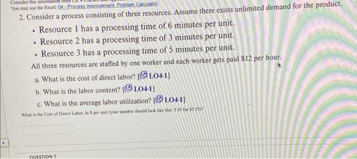 a,b,and c a is in $ as units b is in minutes as