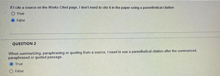 Please choose which option below best exemplifies