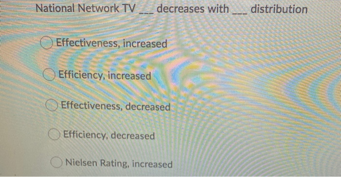 National Network TV_decreases with distribution