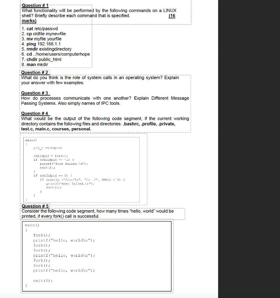Question #1 What functionality will be performed