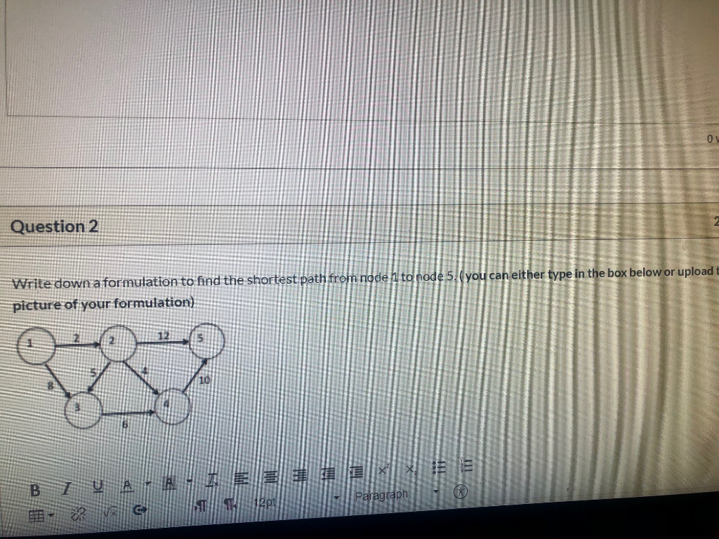 WRITE DOWN A FORMULATION Linear programming