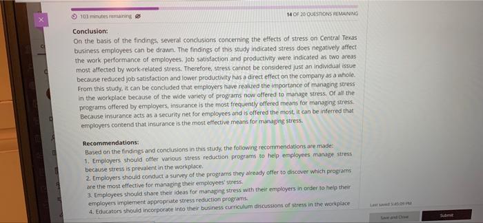 I need the executive summary / the abstract -