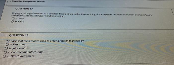 its markting On Cowest QUESTION 17 Buyrus a