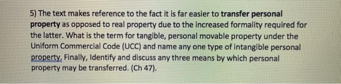 5) The text makes reference to the fact it is far