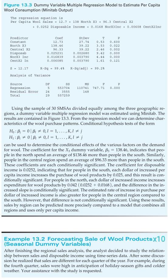. Figure 13.3 Dummy Variable Multiple Regression