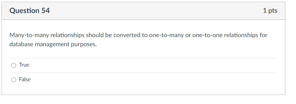 Question 53 1 pts Student Social Security Number