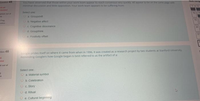 You have observed that those within your work