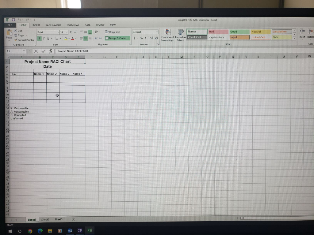 Assignment Content RACI charts can be used as a