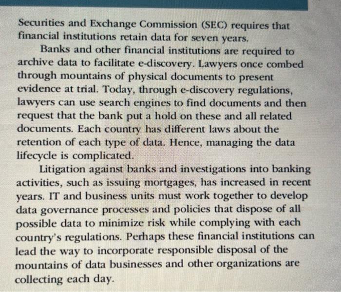 Data Lifecycle Management: A Big Challenge for