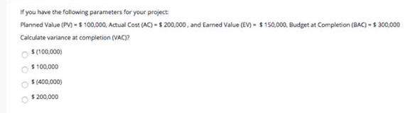 If you have the following parameters for your