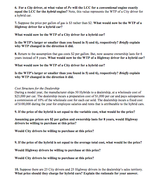 An auto dealership is trying to determine the