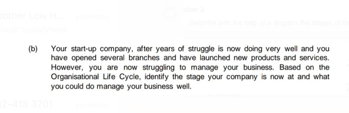 Tother Low H Denone with the helped (b) Your