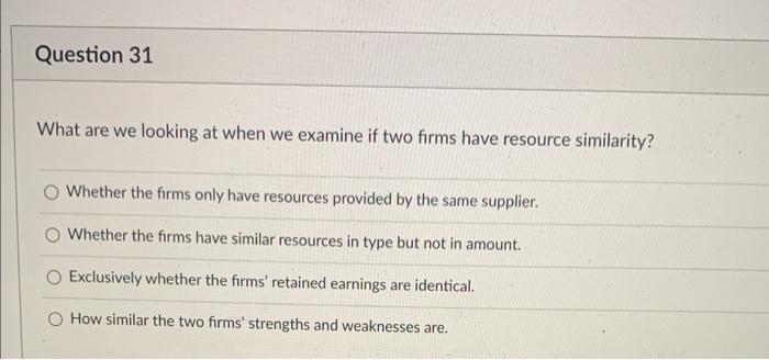 What are we looking at when we examine if two