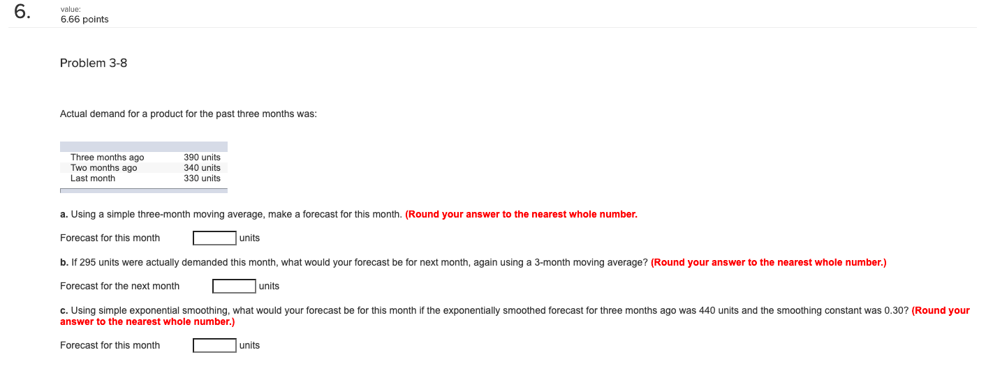 PLEASE HELP ASAP. THANKS 6. value: 6.66 points