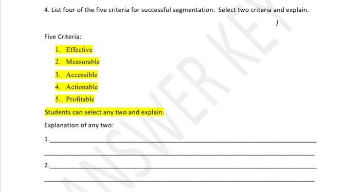 Four Sales Promotion Types: 1. 2. 3. 4. List four