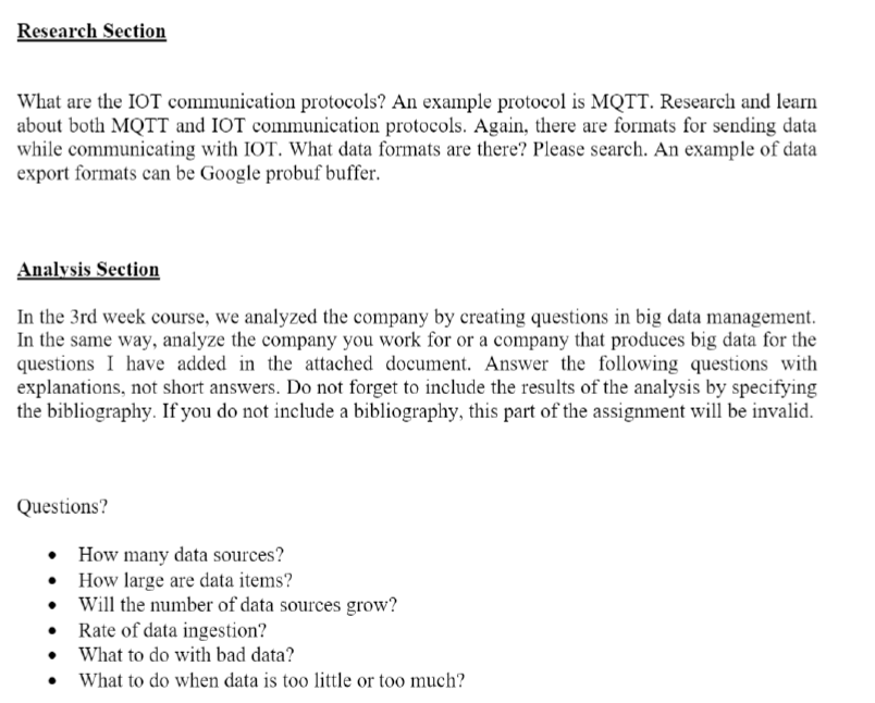Research Section What are the IOT communication