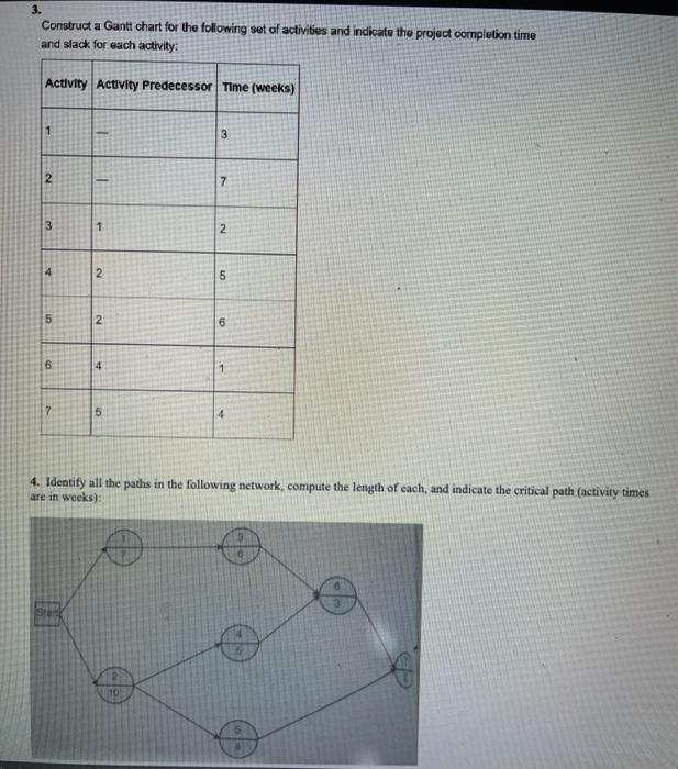 please show work 1. Consider the following