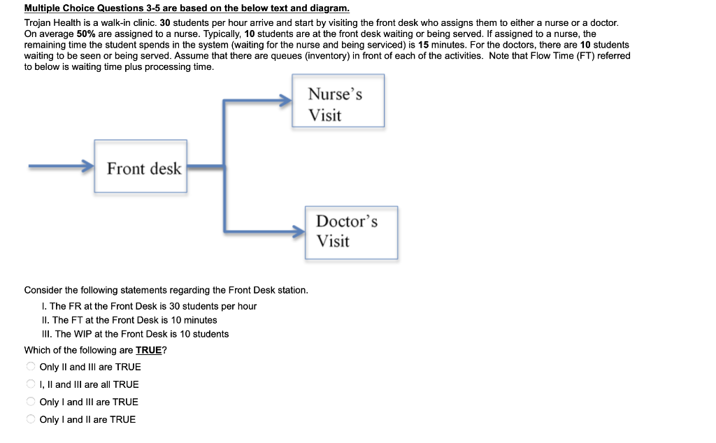 Multiple Choice Questions 3-5 are based on the