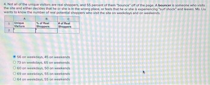 i just need the excel part please! 1. Ms. Liu