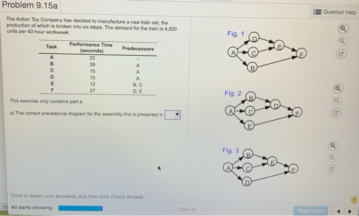 Problem 9.15a Question Help The Action Toy
