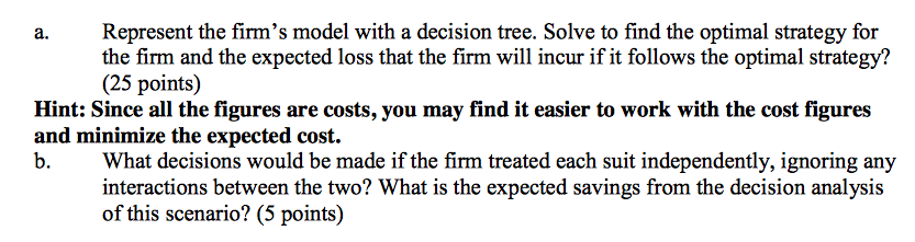 Problem 3: Decision Tree (30 points) It is