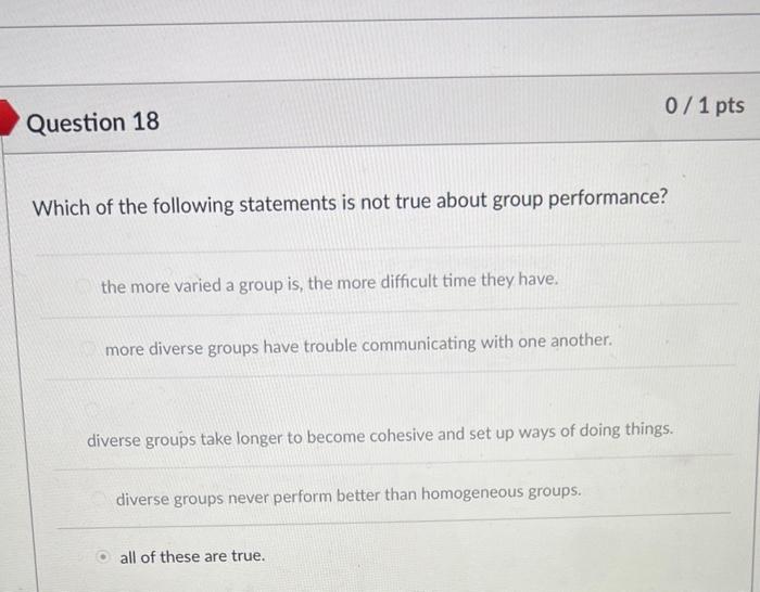 Which of the following statements is not true