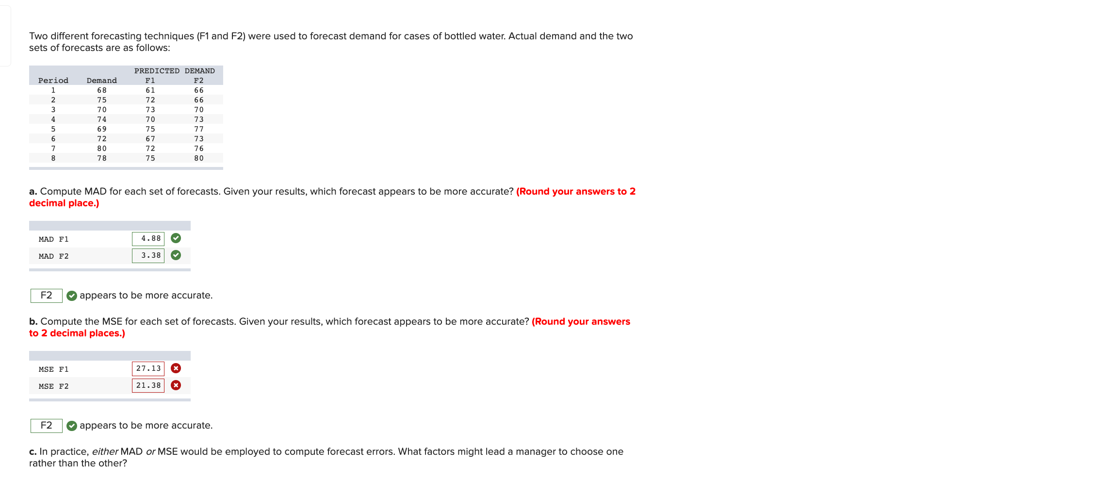 Need help with question B Two different