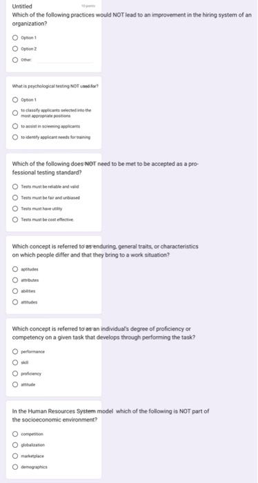 Untitied Which of the following practices would