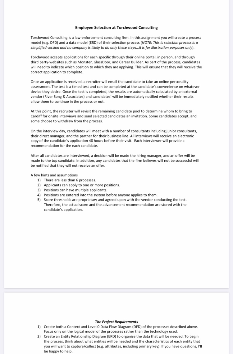 Employee Selection at Torchwood Consulting