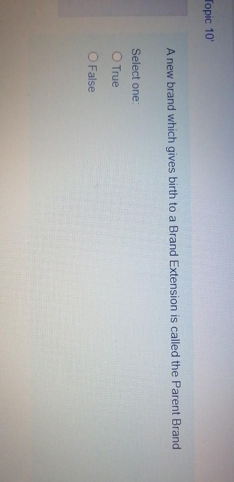 ic 10 An international brand profile will