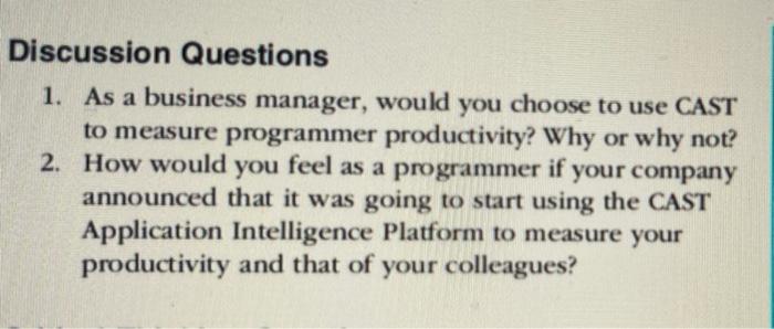 help a. ( t S. Case Two Using CAST to Track