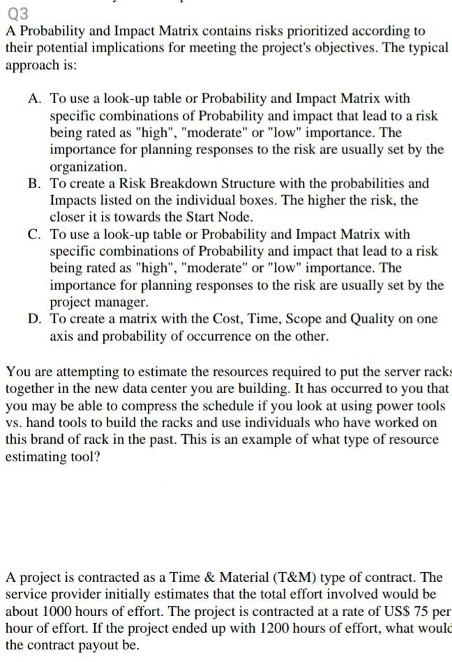 do all parts amd provide explanation which is
