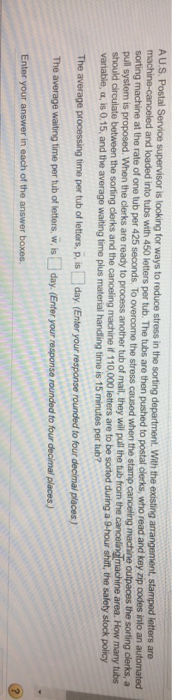 AU.S. Postal Service supervisor is looking for