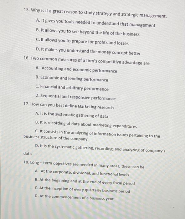 Multiple choices i need help 7. High-quality