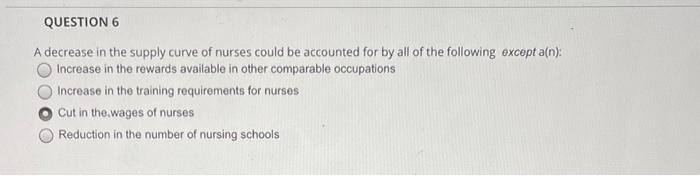 help please QUESTION 3 Refer to the above graph.