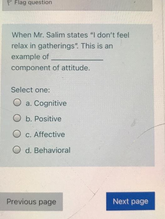 32 P Flag question When Mr. Salim states 