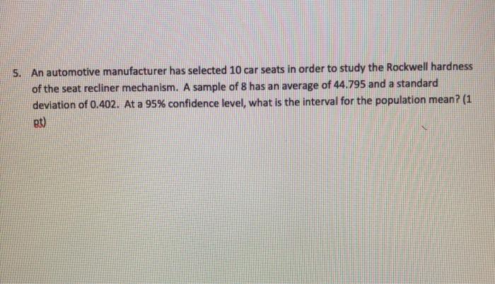 Please separate each question answer 1 to 5