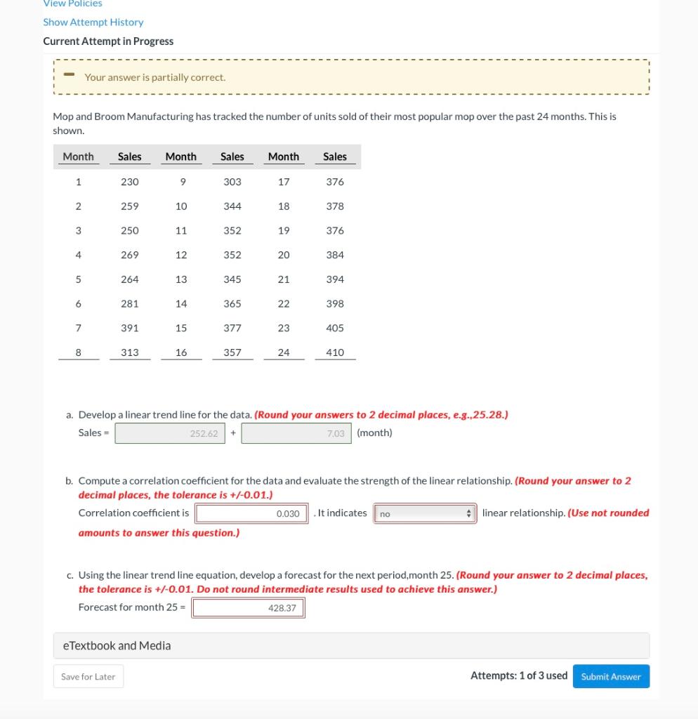 View Policies Show Attempt History Current