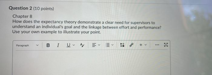 supervisory skills Question 2 (10 points) Chapter