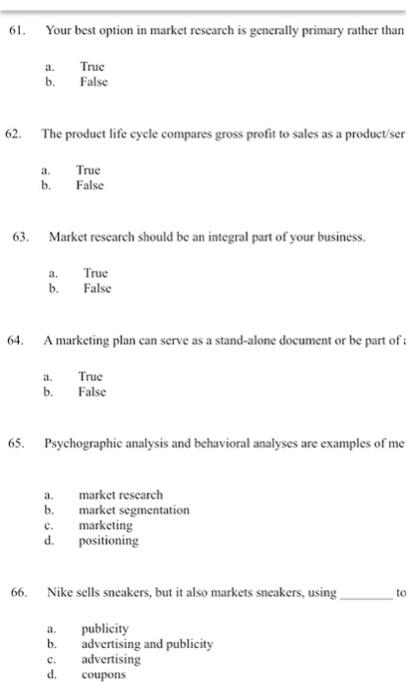 48. 49. 50. Which item below is not a competitive