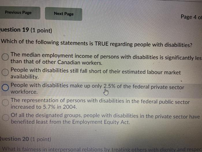 Previous Page Next Page Page 40 uestion 19 (1