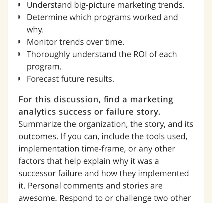 Understand big-picture marketing trends.