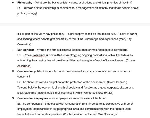 the 9 essential components; nevermind the vision