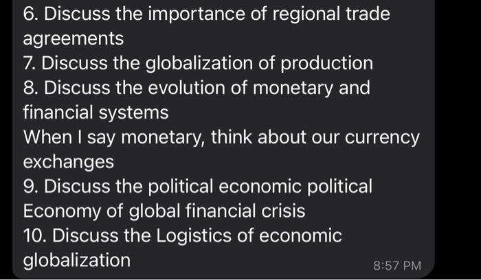 Answer the following questions accordingly? 6.