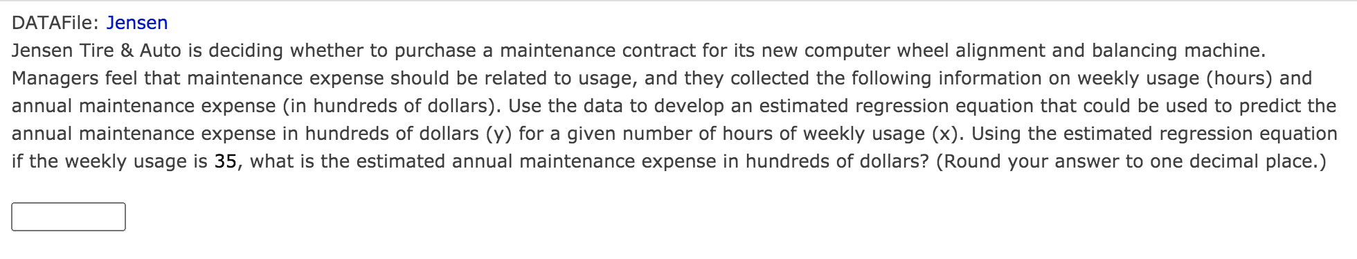 Usage Expense 13 17.0 10 22.0 20 30.0 28 37.0 32